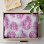 Festivals Pink Disco Balls Muster Seidenpapier (Geschenk)