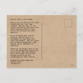 Festivals Postage Briefmarke Foto Weihnachten Post (Rückseite)