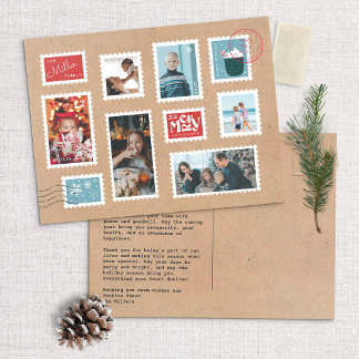 Festivals Postage Briefmarke Foto Weihnachten Post