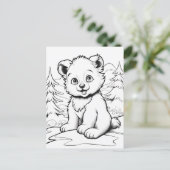 Festivals Postkarte (Stehend Vorderseite)