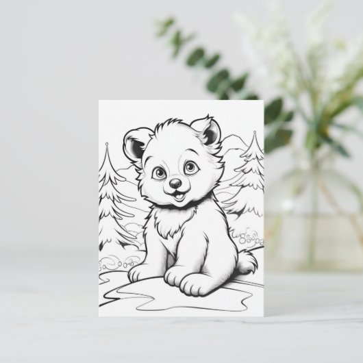 Festivals Postkarte (Stehend Vorderseite)