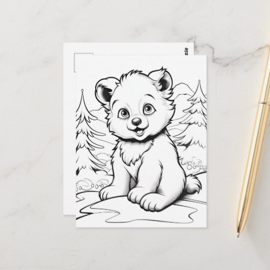 Festivals Postkarte (Vorderseite/Rückseite Beispiel)