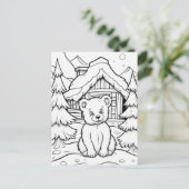 Festivals Postkarte (Stehend Vorderseite)