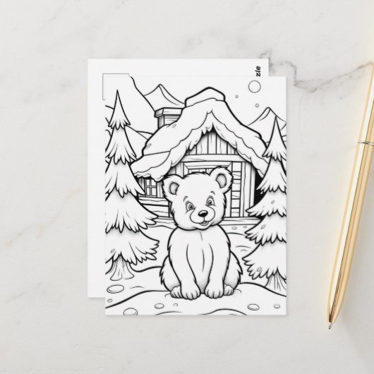 Festivals Postkarte (Vorderseite/Rückseite Beispiel)