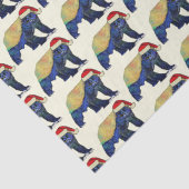 Festivals Psychedelic Honey Badger Badass Weihnach Seidenpapier (Detail)