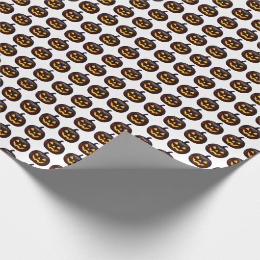 Festivals Pumpkin Halloween Geschenkpapier (Ecke)