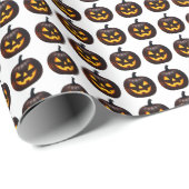 Festivals Pumpkin Halloween Geschenkpapier (Rolleneckpunkt)