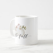 Festivals Pumpkin Hello Fall Calligrafy Coffee Tas Kaffeetasse (Vorderseite Links)