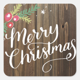 Festivals Quadratischer Aufkleber