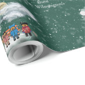 Festivals Quintet Message Christmas Geschenkpapier (Rolleneckpunkt)