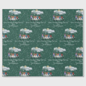 Festivals Quintet Message Christmas Geschenkpapier (Flach)