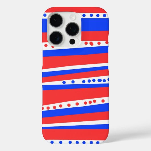 Festivals Red White Circles Streifen Case-Mate iPhone Hülle (Rückseite)