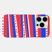 Festivals Red White Circles Streifen Case-Mate iPhone Hülle (Rückseite (Horizontal))