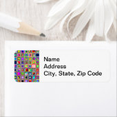 Festivals Regenbogen Texturierte Mosaikfliesen Mus (Insitu)