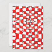 Festivals Retro Holly Jolly Vibes Weihnachts-Party Einladung (Rückseite)