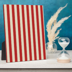 Festivals Retro Vintage vertikale PopCorn Streifen Fotoplatte