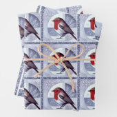 Festivals Robin Christmas Design Multiack Geschenkpapier Set (Beispiel)