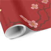 Festivals Rot und Gold Chinesisch Neues Jahr Geschenkpapier (Rolleneckpunkt)