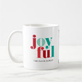 Festivals Rot und Grün "Joyful" Gallery 3 Fotos Kaffeetasse (Links)