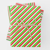 Festivals Rot, Weiß, Grün Weihnachtslieder Geschenkpapier Set (Beispiel)