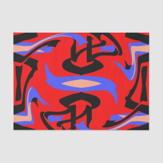 Festivals Rote Indische und Japanische Kunstmischu Seidenpapier (Vorderseite)