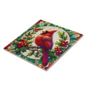 Festivals Roter Kardinal Festhalten Fliese (Seite)