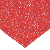 Festivals Roter Konfetti Kurzer Tischläufer (Ecke)