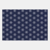 Festivals Schneeflocken Geschenkpapier Set (Vorderseite)