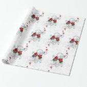 Festivals Silber Cones Geschenkpapier (Ungerollt)