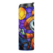 Festivals Skeleton Ghost Thermosbecher (Nach links gedreht)