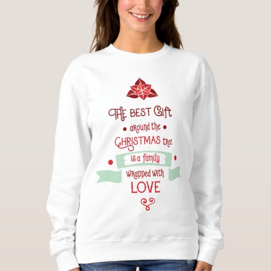 Festivals Skriptangebot Weißes Sweatshirt (Vorderseite)