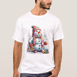 Festivals Snowman Chuckle Shirt