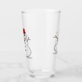 Festivals Snowman Glass Tumbler (Links)