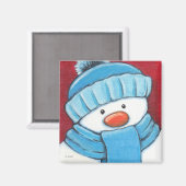 Festivals Snowman Kühlschrank Magnet (Vorderseite/Rückseite)