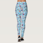 Festivals Snowmen Weihnachtsmuster Leggings (Rückseite)