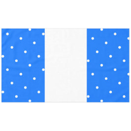 Festivals Spaß Bright Blue Weiße Streifen Tischdecke