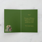 Festivals Stag Weihnachtskarte Dankeskarte (Innenseite)