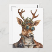 Festivals Steampunk Weihnachtsmann Postkarte (Vorne/Hinten)