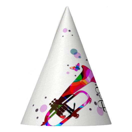Festivals Trumpet Geburtstag Partyhütchen (Links)