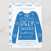 Festivals Ugly Sweater Hanukkah Party Einladungen (Vorne/Hinten)