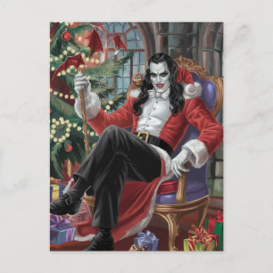 Festivals Vampire Man Weihnachten Postkarte