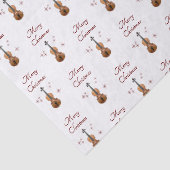 Festivals Violins Musikalische Weihnachtsschneeflo Seidenpapier (Detail)