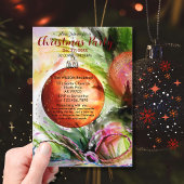 Festivals Wasserfarbe mit Bow Acryleinladungen