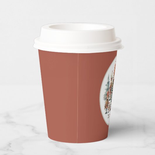 Festivals Wasserfarbe Nutcracker Party Pappbecher (Rechts)