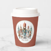 Festivals Wasserfarbe Nutcracker Party Pappbecher (Vorderseite)