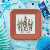 Festivals Wasserfarbe Nutcracker Party Pappteller (Party)