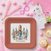 Festivals Wasserfarbe Nutcracker Party Pappteller (Party)