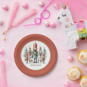 Festivals Wasserfarbe Nutcracker Party Pappteller (Party)