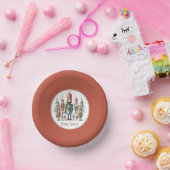 Festivals Wasserfarbe Nutcracker Party Pappteller (Party)