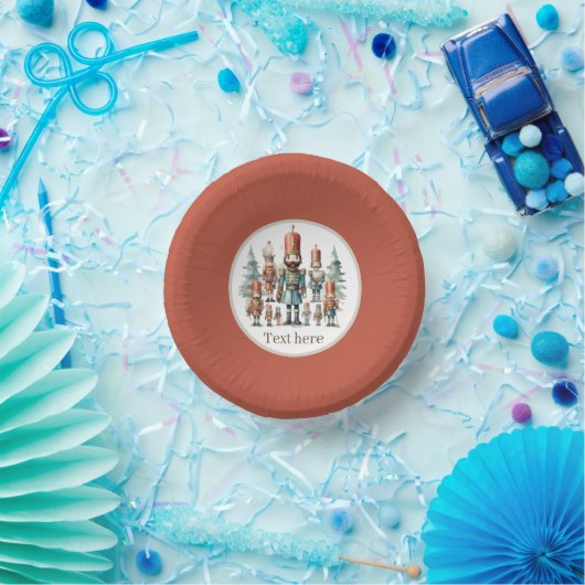 Festivals Wasserfarbe Nutcracker Party Pappteller (Party)